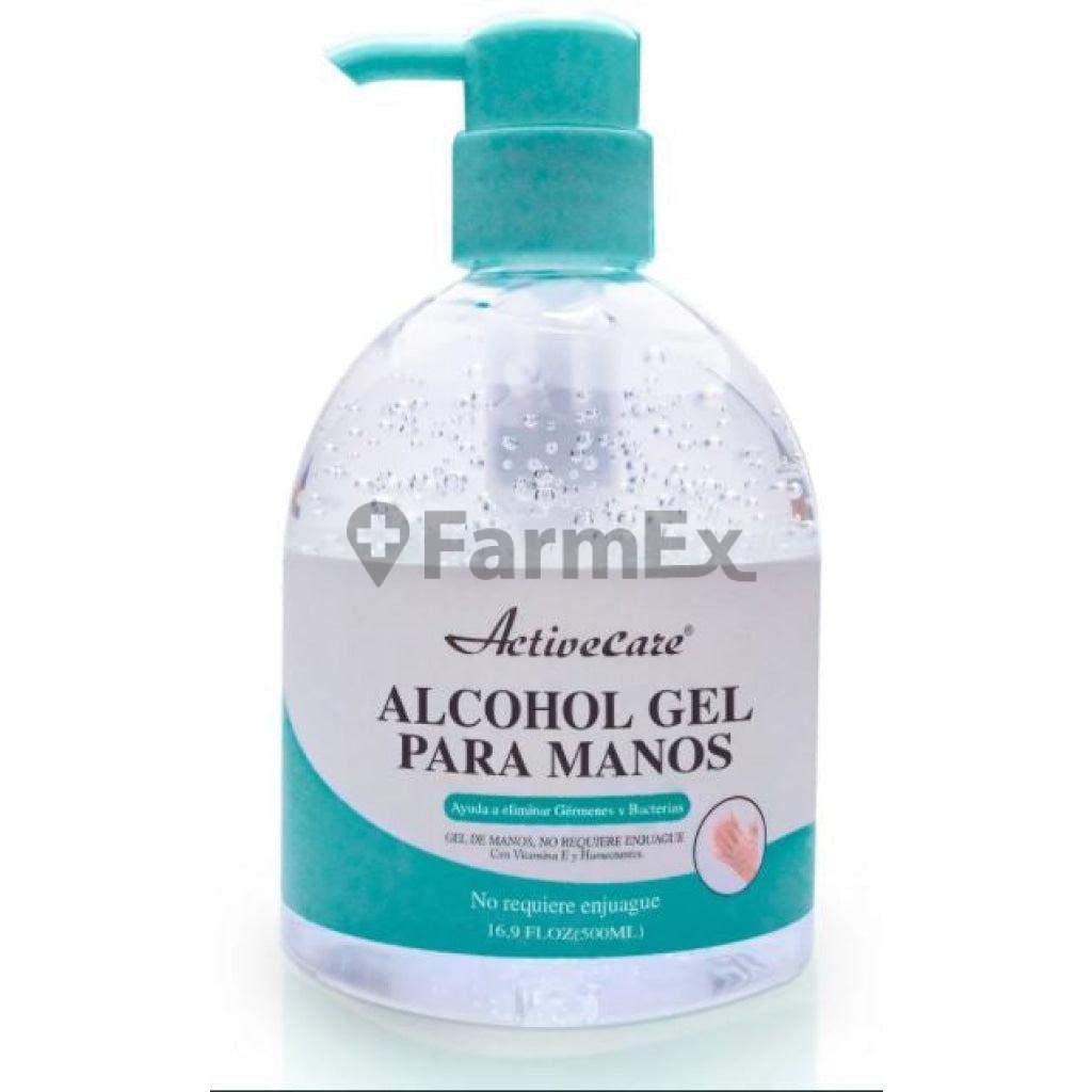 Acohol gel para manos x 500 mL ActiveCare